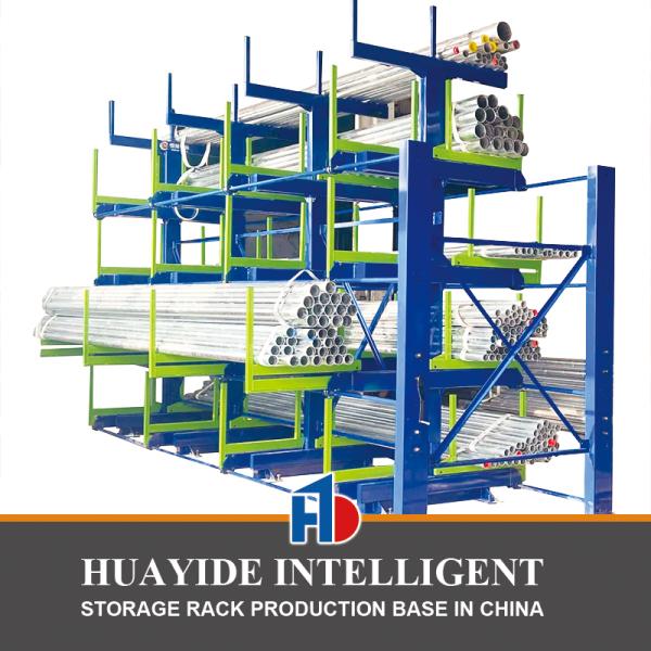 Systèmes de rayonnages à cantilever à profil long avec bras surplombant