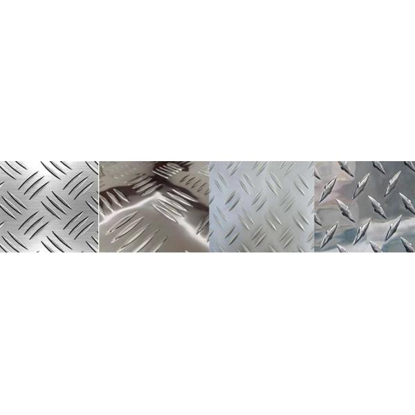 5052 плита проступи 5 Адвокатур ребристая алюминиевая