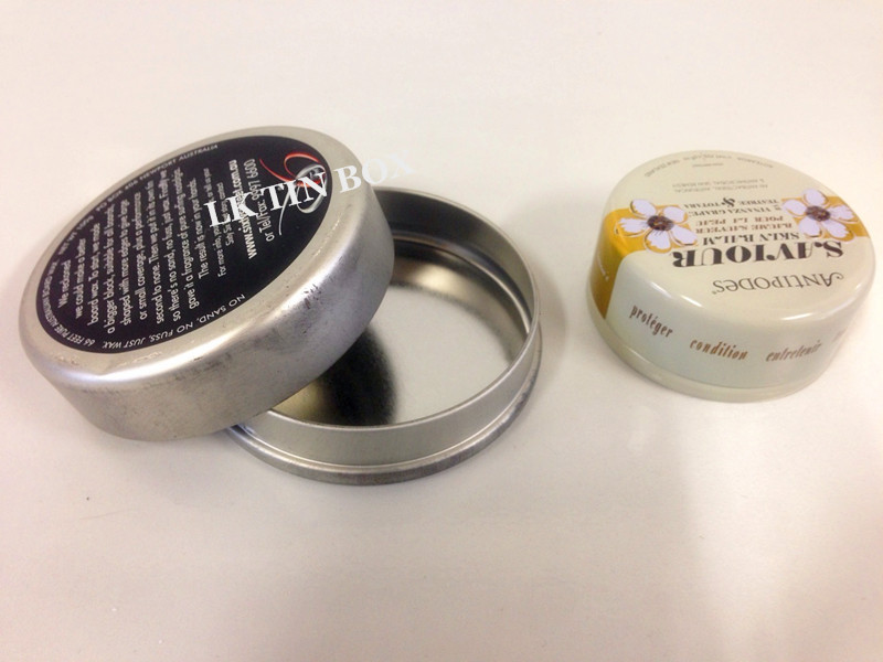10g 35oz Mor Antipodes Small Tin Boxes With Embossing , Small Round Tin Containers