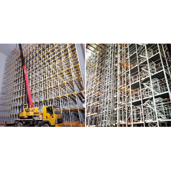 Four-Way Shuttle Pallet ASRS Room Temperature Warehouse Automatic Storage and Retrieval System Radio Shuttle Racking