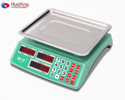 Balance de pesage de supermarché 30 kg 40 kg Plateforme électronique de haute précision avec plateau en acier inoxydable