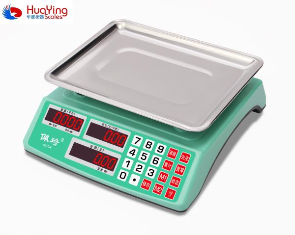 Kitchen Digital Weighing Scale with Battery 4V or 6V Rechargeable and Portable Electronic Platform Scale Kitchen Scale 10kg