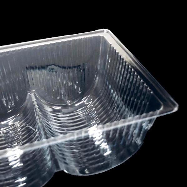 Plateau à ampoules en PET à 4 cellules pour les biscuits