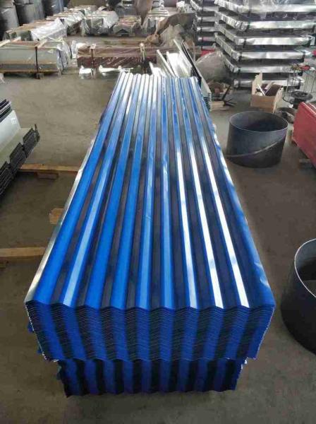 Waterproof Galvanised Corrugated Steel Roofing 24 Gauge Corrugated Metal Panels