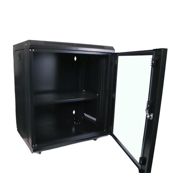 SPCC Cold Rolled Steel 12U Swing Frame Network Cabinet for Server Room Cooling System