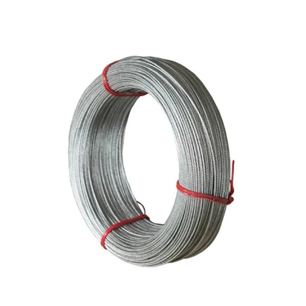 6x19S IWR Fios não galvanizados de cabo para elevação de aço especial a frio