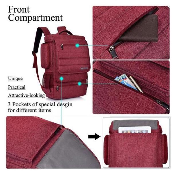 Рюкзак школы нейлона неопрена ноутбука спорт для студента