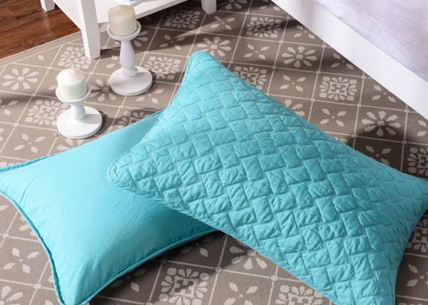 Home 3pcs Twin Size Bedding Sets  Geometric Pattern 100% Cotton Embroidered