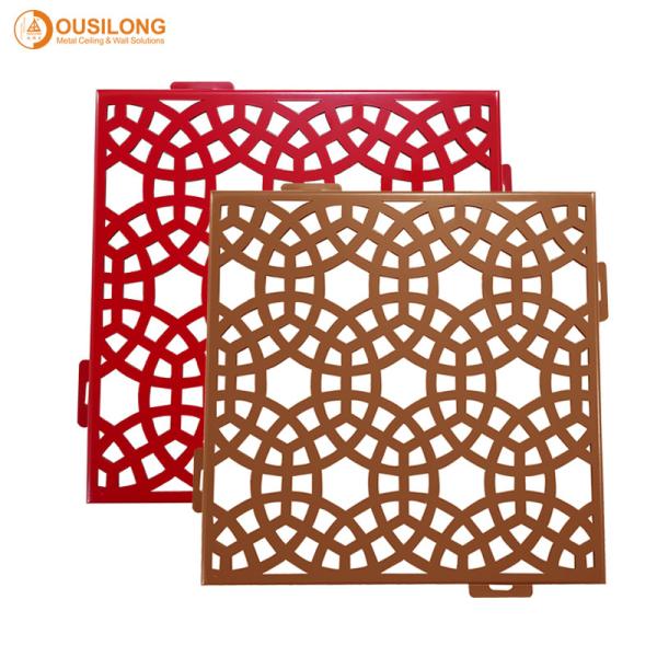 Laser Carving decorative metal wall panels with Culture Element Custom Made Pattern