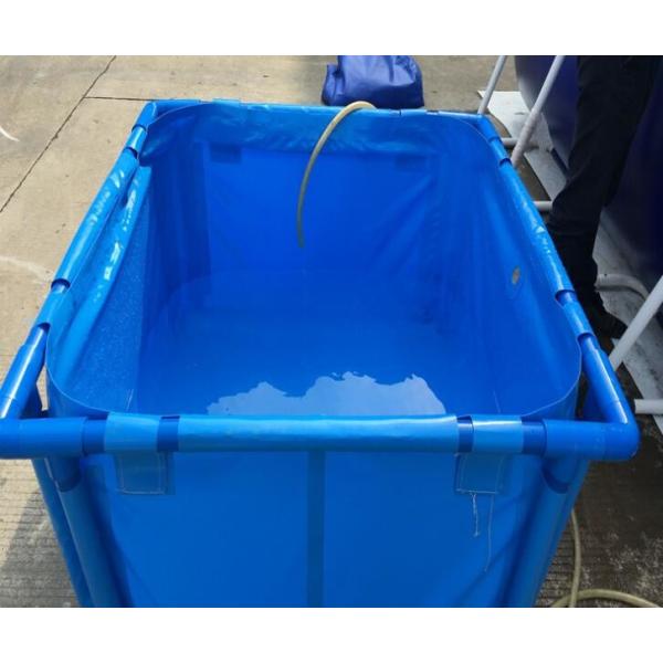 2000L Двухуровневый Рыбный Резервуар, Безопасная Вода Рыбный Резервуар Рыбный Резервуар Свертываемый Рыбный Резервуар