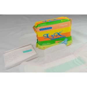 Leak Proof Plush Sanitary Pads Cotton Top Breathable Pads For Heavy Menstrual Bleeding