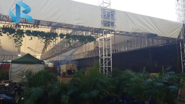 Lighting Tower Aluminum Arch Truss , Children Square / Banquet Party Truss