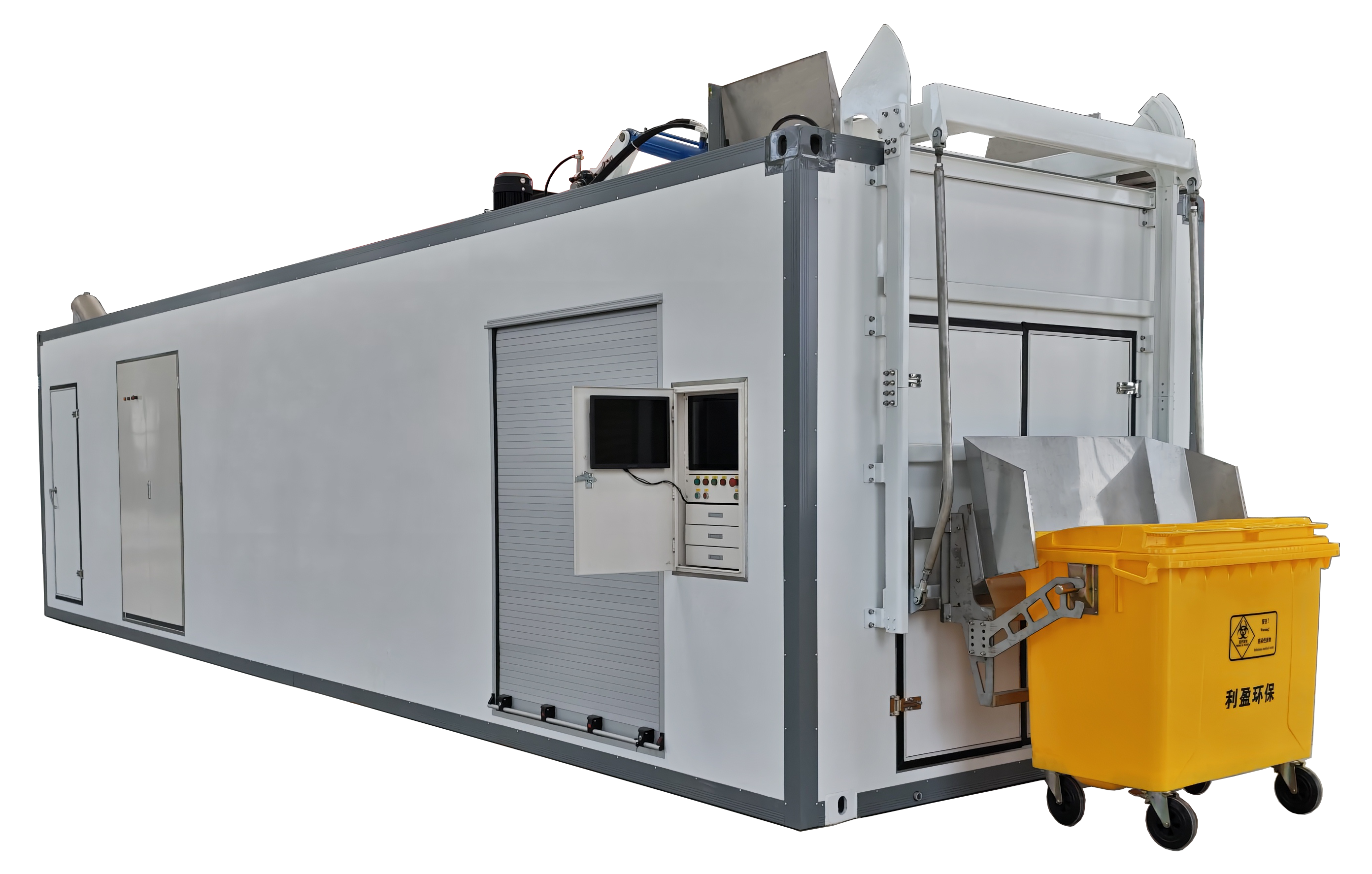 IoT Centralized Bio Medical Waste Shredder Disposal Machine Plant
