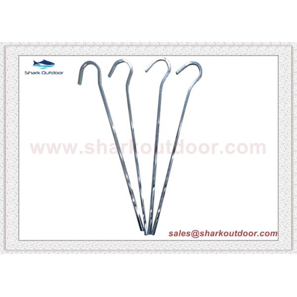 STEEL SKEWER TENT PEG ROD PROVIDES IMPROVED HOLDING POWER CAMPING