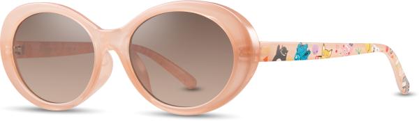 KIDS SUNGLASS 63210 PLASTIC OVAL DESIGN COLORFUL LENS GIRL CUTE GLASSES