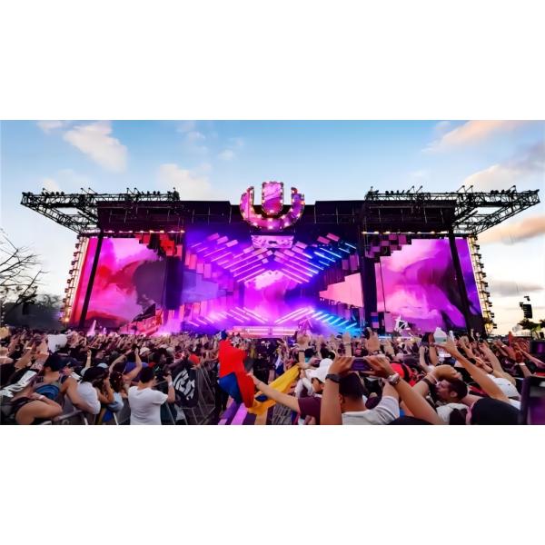 P2.6 P2.9 Сцена наружной светодиодной видеостенной панели экрана 500*500 мм водонепроницаемая