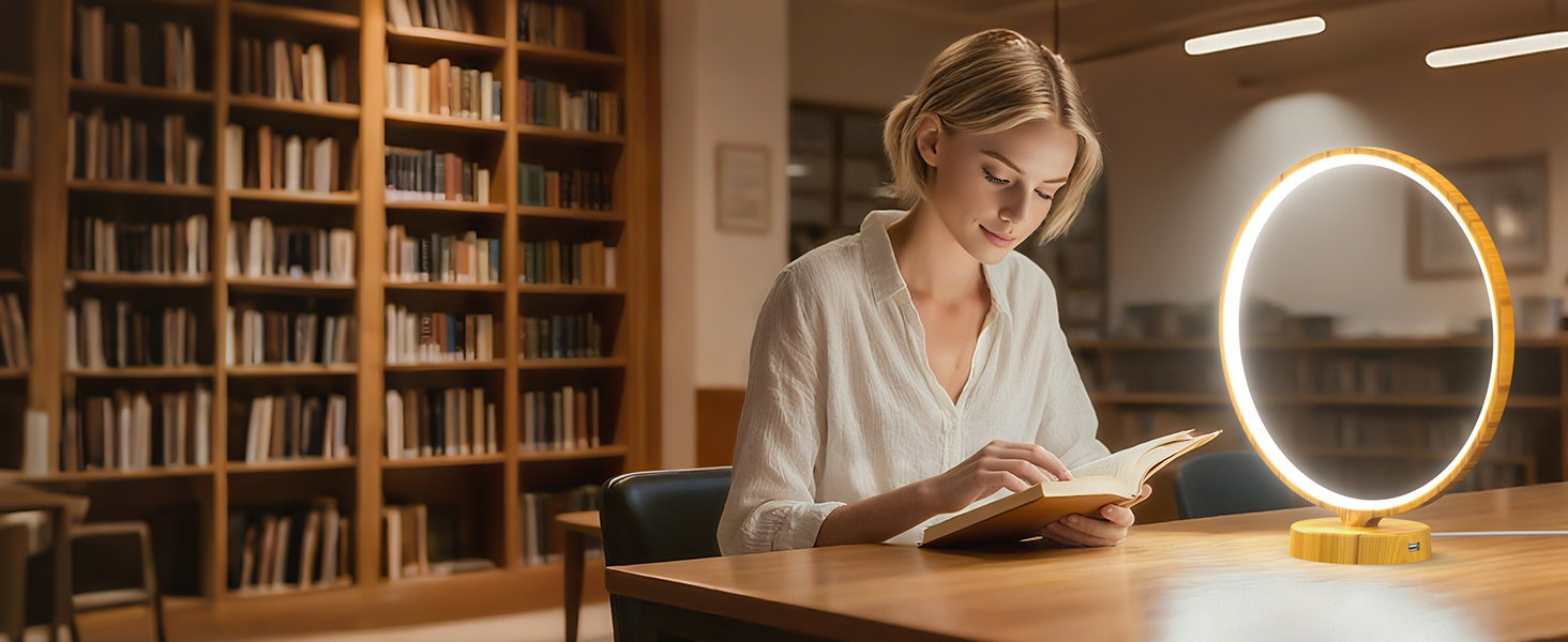 Customizable Daglicht Lamp Circular Sad Light Therapy Lamp 10000lux