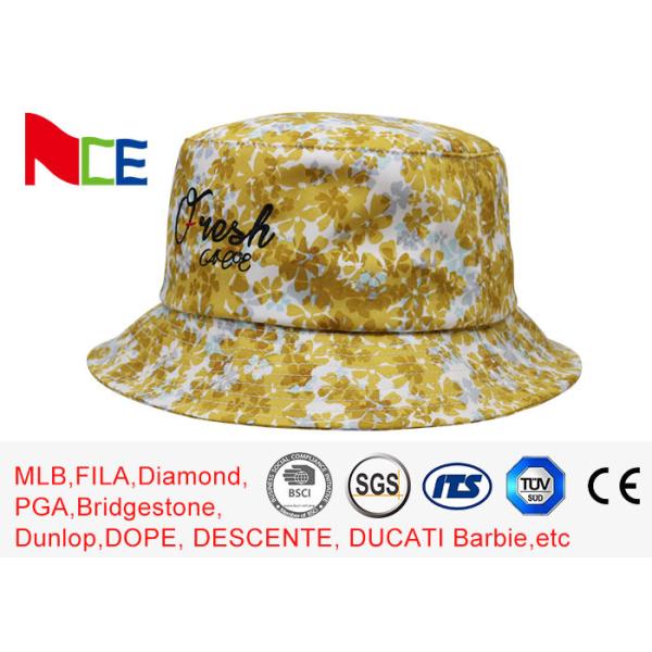 Письмо вышивки хлопка шляпы ведра Фишман печатания для взрослого