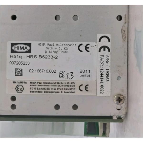 H51Q-HRS B5233-2 HIMA Rack