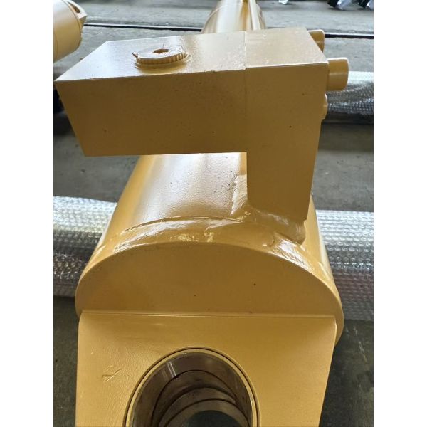 Custom Double Rod End Steel Hydraulic Cylinder With Hard Chrome Plated Valve Block
