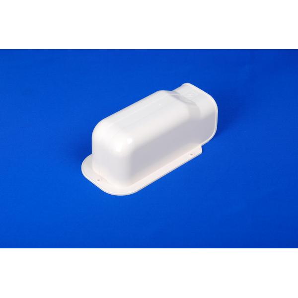 100mm White PVC Decorative Heating Pipe Cover White Color High Precision