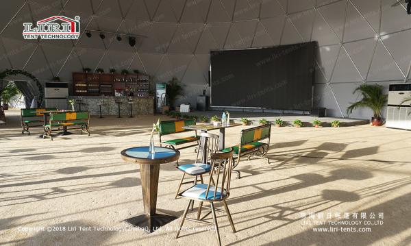 Geodesic Dome Shelter Tent Structure For Event And Exhibition And Movie Cinema