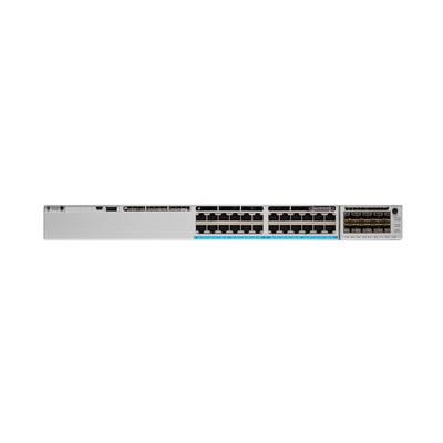 24-Port C9200L-24T-4G-E Network Switch with Fixed Redundant Fans and SNMP Function