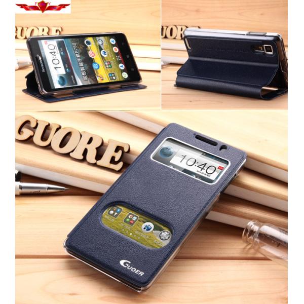 Dirtproof/Shockproof Lenovo P780 PU Flip Cases