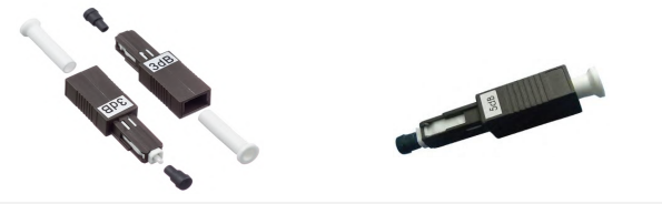 MU UPC Female to Male Plug-In Fixed Fiber Optical Attenuator with 1-25dB Attenuation and Low Insertion Loss