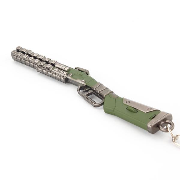Peacekeeper Shotgun Zinc Alloy Keychain Apex Legends Gun Keychain Metal