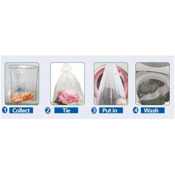 Water Soluble Laundry Bag 40-45 Gallon 36 X 39 Inch