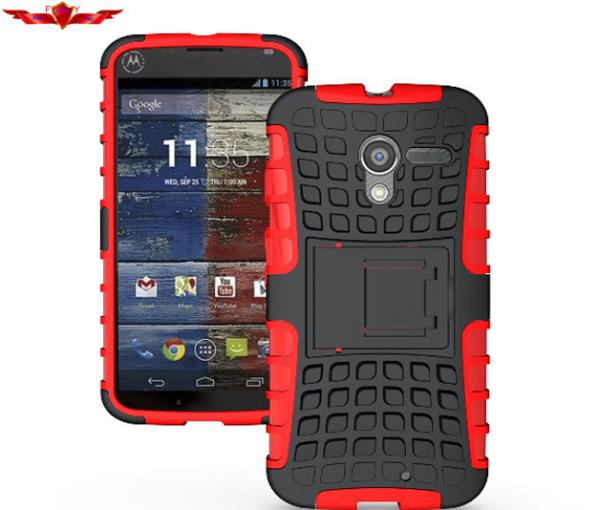 New Dirtproof/Shockproof MOTO Xphone PC+TPU+Silicone 2IN1 Protector Cases Multi Colors