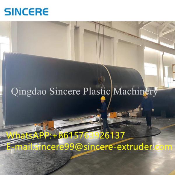 30 Years Manufacture Spiral Pipe Extrusion Line for Pipe Diameter 200-4000mm and Winding Speed 0.5-5m/min in High Demand