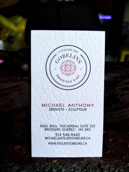 Simple Letterpress Business Cards 400gsm White Pure Cotton Paper For Real Estate