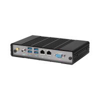 Intel Atom E3940 DDR3L 8 Go PC industriel avec double réseau local et double COM Mini ordinateur sans ventilateur