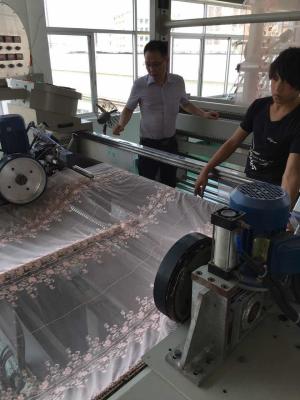 Knitted Fabric Heat Setting Machine , Textile Finishing Equipment Working Width 1200-3400mm