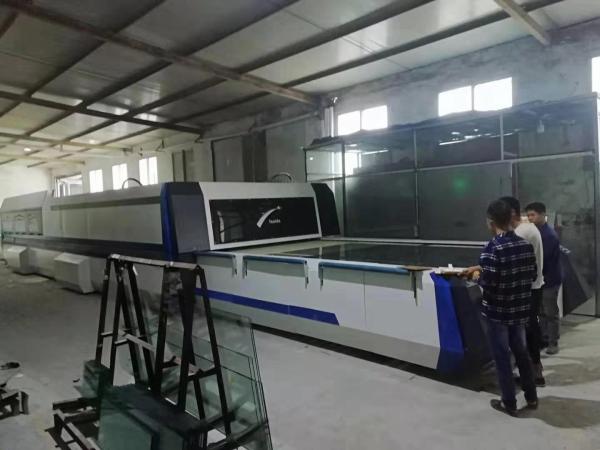300*450 mm Máquina de corte de vidro de borda plana de lavagem de vidro temperado de forno de vidro