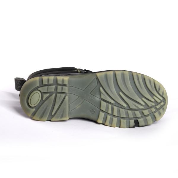 Поглощающие удары коровая кожа из оксфорда высокая резьба стальные ботинки для ног шнурки для безопасности