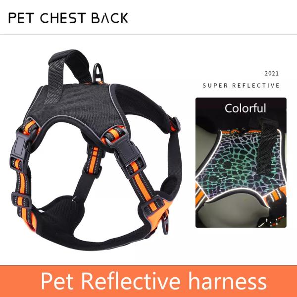 Wholesale Manufacture Customized Personalized Pet Supplies Soft Collar Dog Harness For Pet Dog