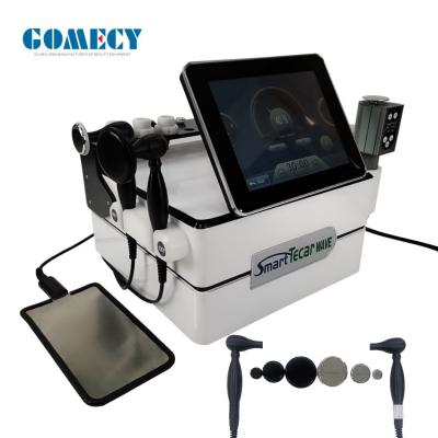 3 in 1 CET RET Ems Rf Tecar Physiotherapy Shock Wave Therapy Equipment Pain Relief