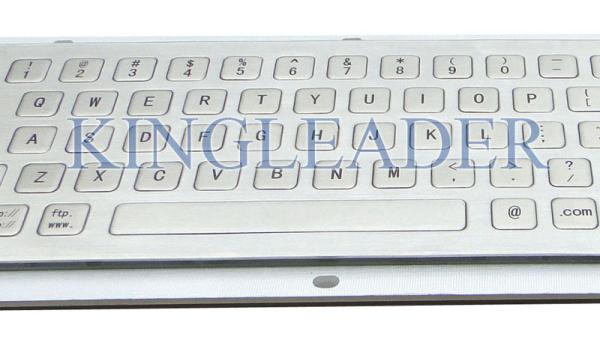 Clavier industriel balayé en métal du kiosque IP65 avec le bâti de panneau de Touchpad du dos