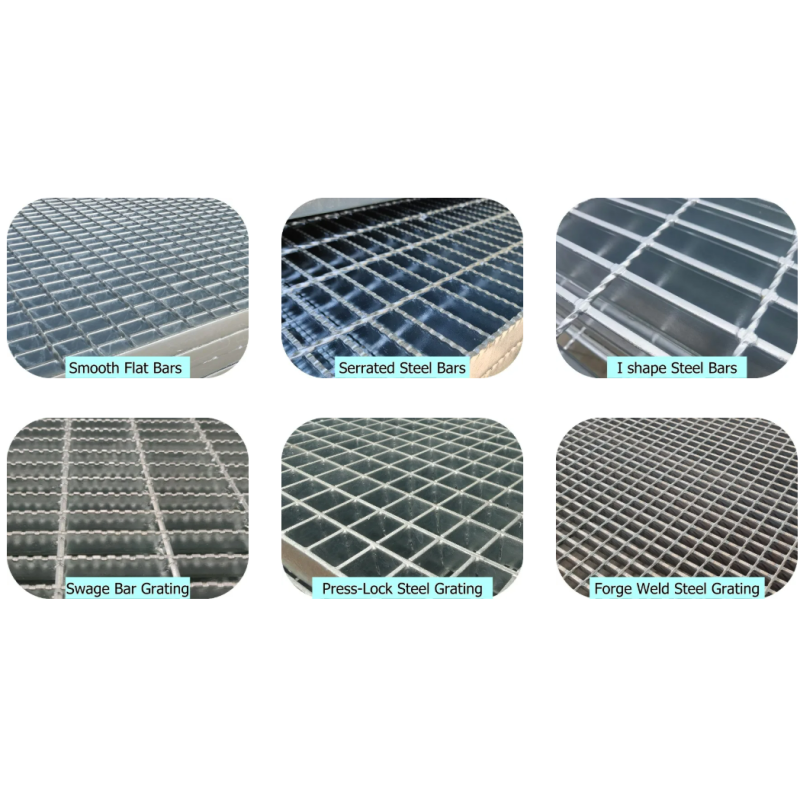 Galvanized Steel Grating with Heavy Duty Bearing Capacity and Slip-Resistant Surface for Outdoor Use