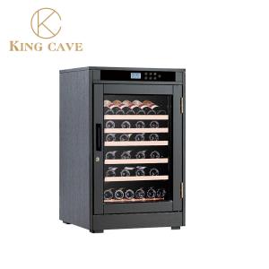 OEM ODM Wine Glass Coolers Personalised With Embraco Compressor And LED Lights