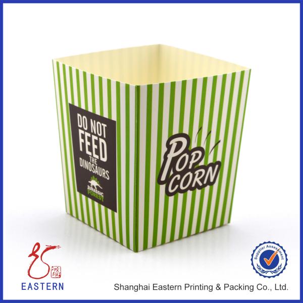 Green Food Grade Cardboard Packaging Boxes With Auto Lock Bottom