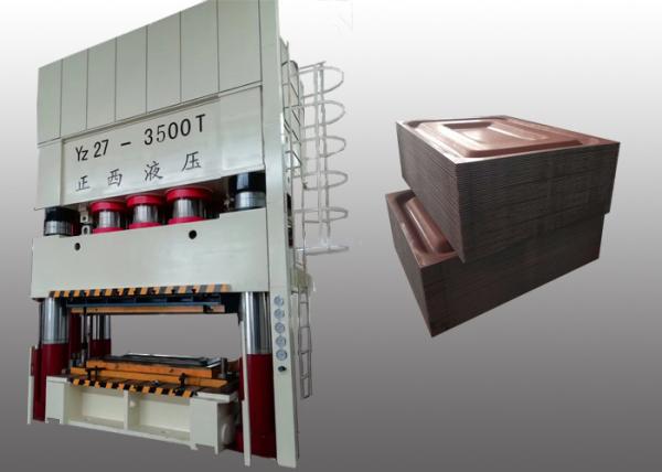 3500 Ton Hydraulic Embossing Press High Accuracy Thick Metal Plate Deep Drawing