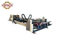 Máquina acanalada automática de Gluer de la carpeta del cartón, doblando y pegando la máquina