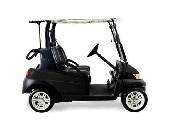 Soft Leather Seat Electric Street Legal Golf Cart After The Double Drive And Cover