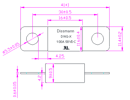 Electric Vehicle Micro Blade Fuses , Bolt Type Automotive Fuses