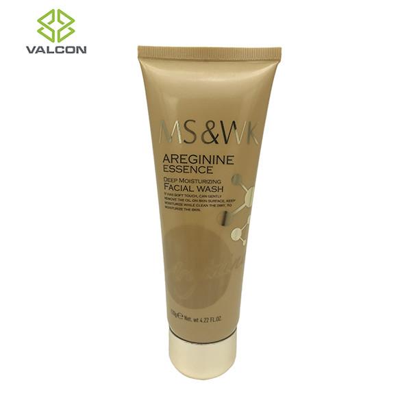 Logo Design Plastic Tube Containers For Facial Wash Cleansing UV Screw Cap