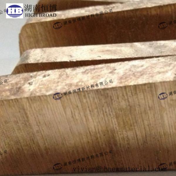 ISO CuTi50 Copper Titanium Master Alloy Improve Alloy